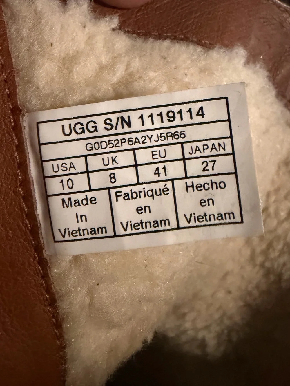 UGG Chestnut Brown Mid-Calf Buckle Shearling-Lined Boots